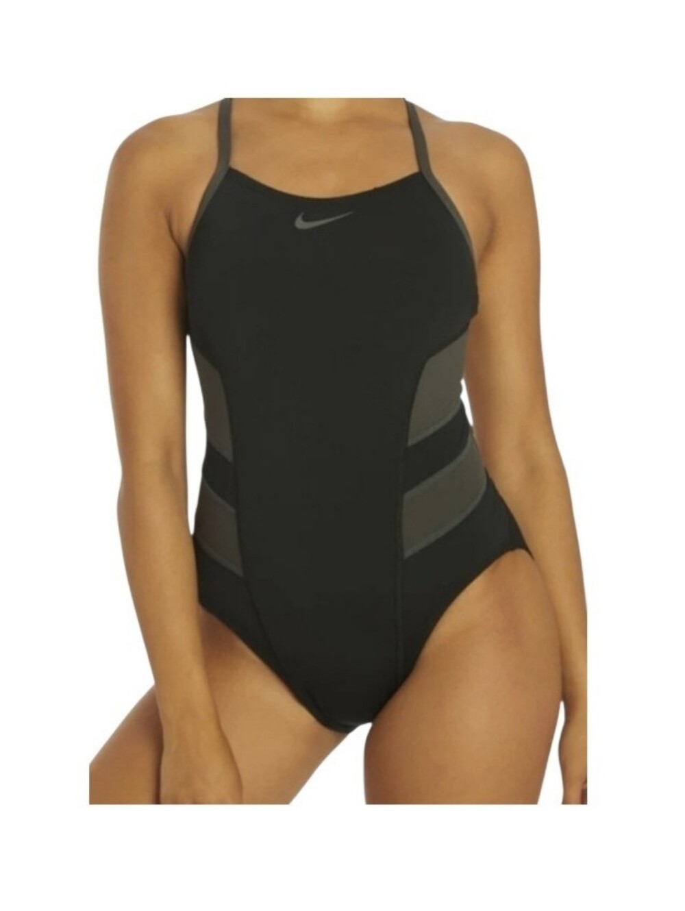 Nike Women's Colorblock Racerback Swimsuit